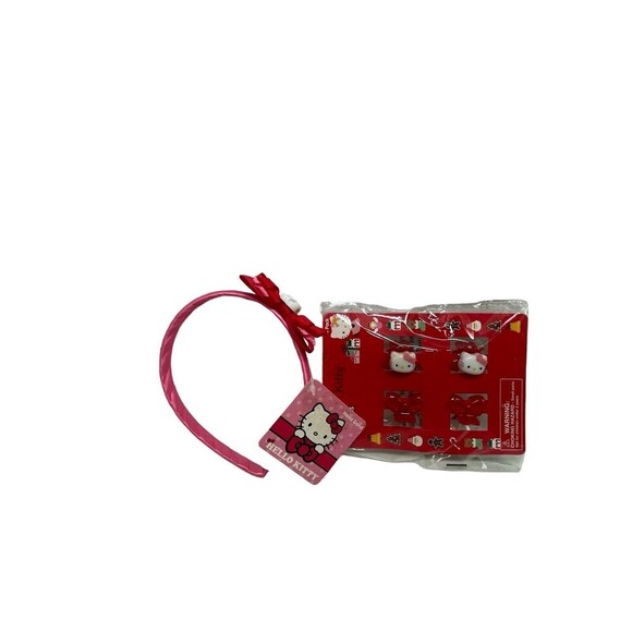 Hello Kitty Headband And Hair Clip Set Of 2 New - Picture 2 of 16